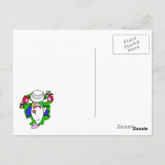 食 べ ゃ う ぞ BRIEFKAART (Achterkant)