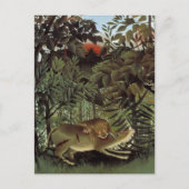 飢 え ラ イ オ ン BRIEFKAART (Voorkant)