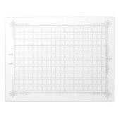 飾り原稿用紙＜灰＞[gr06] notitieblok (Voorkant)