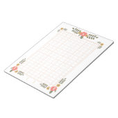 飾り原稿用紙＜茶＞200字[br10] notitieblok (Schuin)