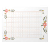 飾り原稿用紙＜茶＞200字[br10] notitieblok (Voorkant)