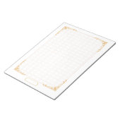 飾り原稿用紙＜茶＞[ch02-1]　 notitieblok (Schuin)