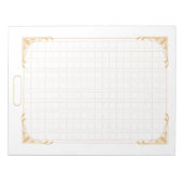 飾り原稿用紙＜茶＞[ch02-1]　 notitieblok (Voorkant)