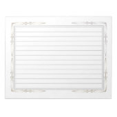 飾り罫線用紙＜グレー＞13行[gr24] notitieblok (Voorkant)