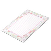 飾り罫線用紙＜桃＞[pk11] notitieblok (Schuin)