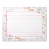 飾り罫線用紙＜桃＞[pk11] notitieblok (Voorkant)
