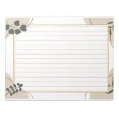 飾り罫線用紙＜茶＞[ch19] notitieblok (Voorkant)