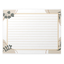 飾り罫線用紙＜茶＞[ch19] notitieblok