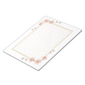 飾り罫線用紙＜茶＞[ch20]  notitieblok (Schuin)