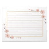 飾り罫線用紙＜茶＞[ch20]  notitieblok (Voorkant)