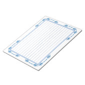 飾り罫線用紙＜青＞[bl19] notitieblok (Schuin)