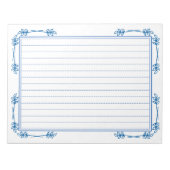 飾り罫線用紙＜青＞[bl19] notitieblok (Voorkant)
