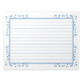 飾り罫線用紙＜青＞[bl20] notitieblok (Voorkant)