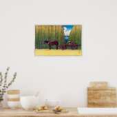 駒 形 岸, Komagata Embankment, Hasui Kawase, Woodcut Poster (Keuken)