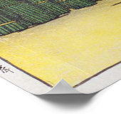 駒 形 岸, Komagata Embankment, Hasui Kawase, Woodcut Poster (Hoek)