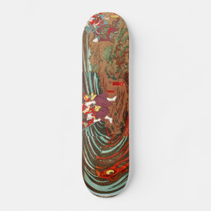 鬼 若 鯉 治, monistische の, Kuniyoshi, Ukiyo-e Persoonlijk Skateboard