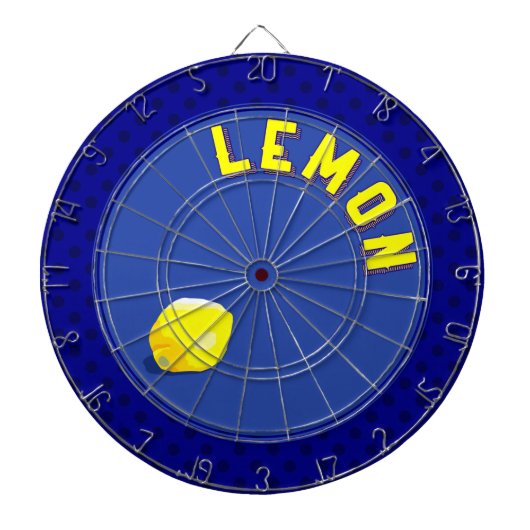 鮮やかなレモン DARTBORD (Voorkant)