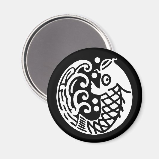 鯉 に 波 MAGNEET (Voorkant / Achterkant)