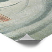 鯉 魚 図, 若 Carp (Koi), Jakuchu, Japan Art Poster (Hoek)