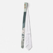 鯉 魚 図, 若 Carp (Koi), Jakuchu, Japan Art Stropdas (Achterkant)