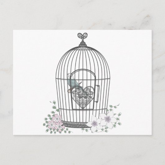 鳥 か ご BRIEFKAART (Voorkant)