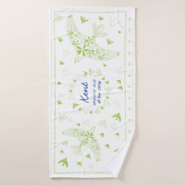 鳥、風に乗る。誕生メモリアル_グリーン3 BADHANDDOEK