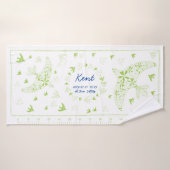 鳥、風に乗る。誕生メモリアル_グリーン3 BADHANDDOEK (Badhanddoek)