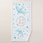 鳥、風に乗る。誕生メモリアル_ブルー3 BADHANDDOEK (Badhanddoek)