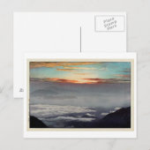 鳳 凰 山, Mount Hōō, Hiroshi Yoshida, Woodcut Briefkaart (Voorkant / Achterkant)