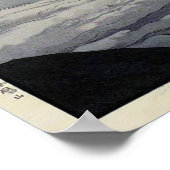 鳳 凰 山, Mount Hōō, Hiroshi Yoshida, Woodcut Poster (Hoek)