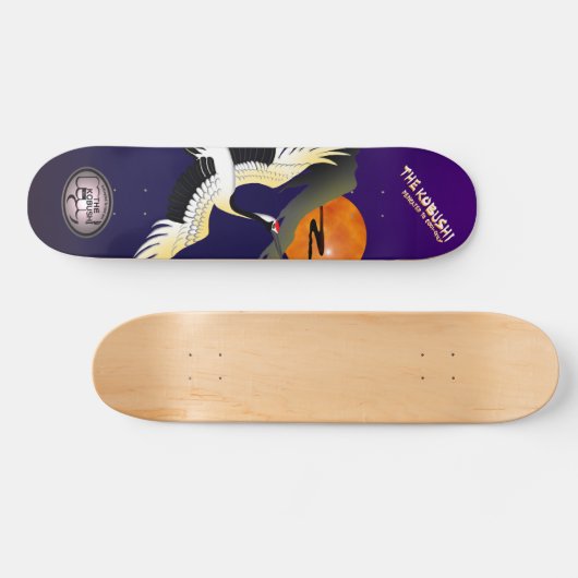 鶴（CRANE) SKATEBOARD (Horizontaal)