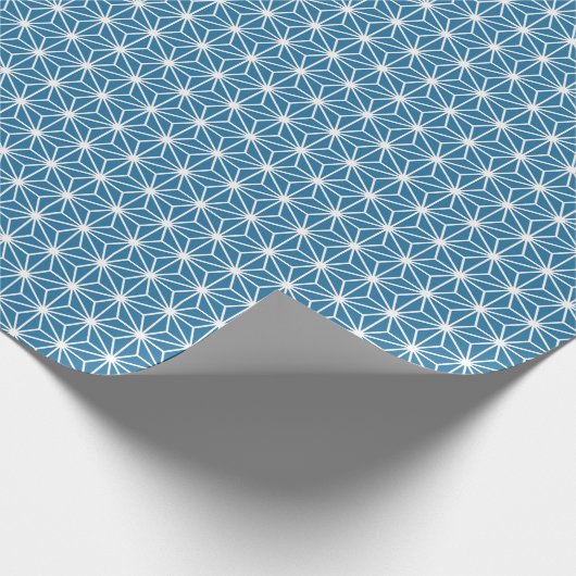 麻の葉 ASANOHA | Japans KIMONO patroon Cadeaupapier (Hoek)