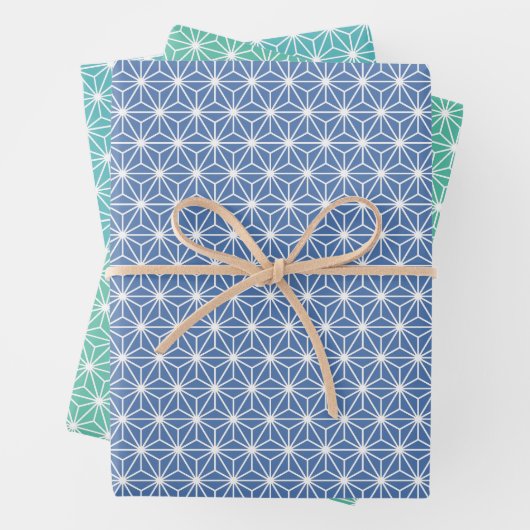 麻の葉 ASANOHA | Japans KIMONO patroon Inpakpapier Vel (In situ)