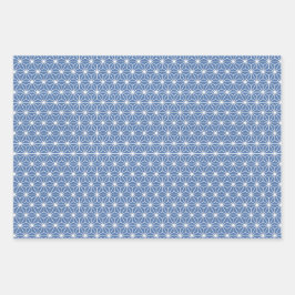 麻の葉 ASANOHA | Japans KIMONO patroon Inpakpapier Vel