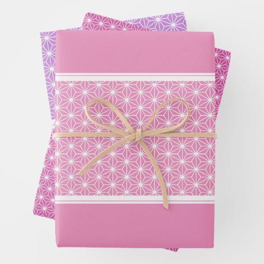 麻の葉 ASANOHA | Japans KIMONO patroon Inpakpapier Vel (In situ)