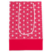 麻の葉 | ASANOHA Japans Kimono patroon Xmas gift Medium Cadeauzakje (Achterkant)