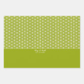 麻の葉 | ASANOHA Japanse Kimono patroon cadeau zak Inpakpapier Vel (Voorkant 3)