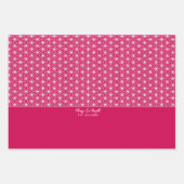 麻の葉 | ASANOHA Japanse Kimono patroon cadeau zak Inpakpapier Vel (Voorkant)