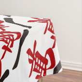 麻雀牌 一萬_文字-01 TAFELKLEED (Voorbeeld)