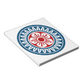 麻雀牌 1筒 イーピン_ロゴのみ-01 NOTITIEBLOK (Schuin)