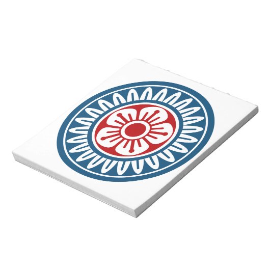 麻雀牌 1筒 イーピン_ロゴのみ-01 NOTITIEBLOK (Linkerzijde)