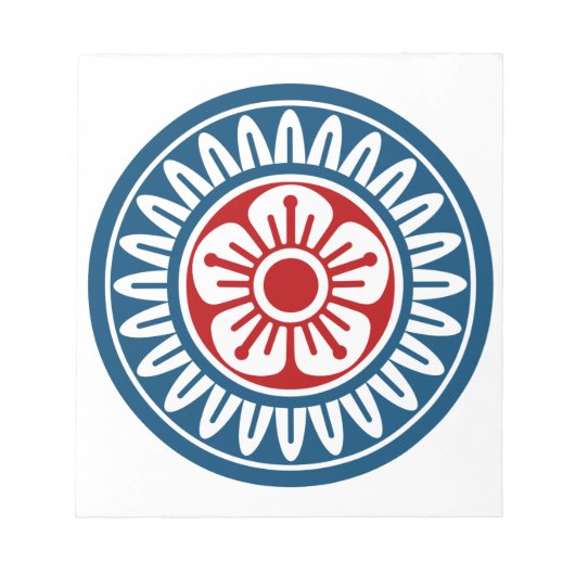 麻雀牌 1筒 イーピン_ロゴのみ-01 NOTITIEBLOK (Voorkant)