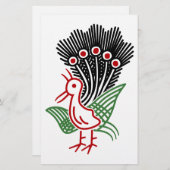 麻雀牌 1索 イーソウロゴのみ-01 BRIEFPAPIER (Voorkant / Achterkant)