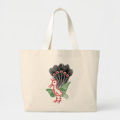 麻雀牌 1索 イーソウロゴのみ-01 GROTE TOTE BAG (Voorkant)