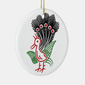 麻雀牌 1索 イーソウロゴのみ-01 KERAMISCH ORNAMENT (Rechts)