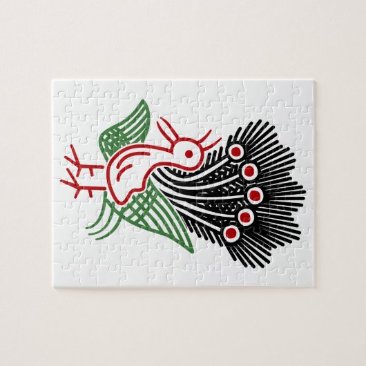 麻雀牌 1索 イーソウロゴのみ-01 LEGPUZZEL (Horizontaal)