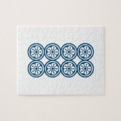 麻雀牌 8筒 / EIGHT OF CIRCLES -MAHJONG TILE- LEGPUZZEL (Horizontaal)