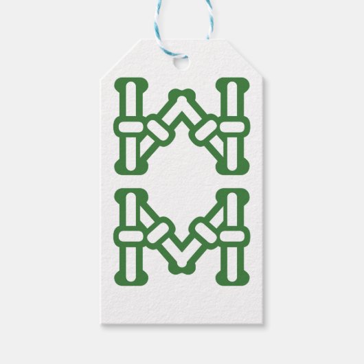 麻雀牌 8索 / EIGHT OF BAMBOOS -MAHJONG TILE- CADEAULABEL (Voorkant)