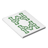 麻雀牌 8索 / EIGHT OF BAMBOOS -MAHJONG TILE- NOTITIEBLOK (Schuin)