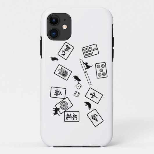 麻雀猫 mahjong cat Case-Mate iPhone case (Achterkant)